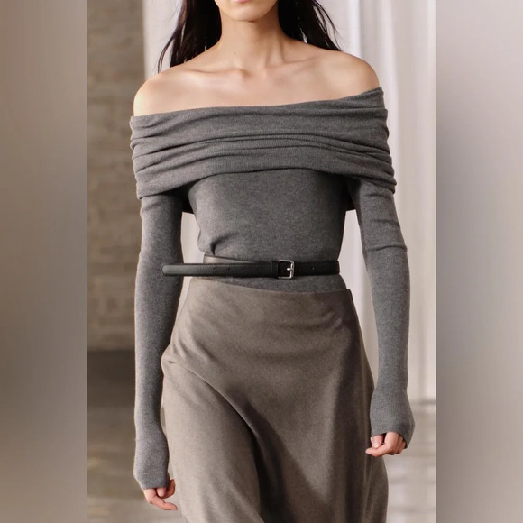 ZARA WOOL BIAS SKIRT - Picture 3 of 11